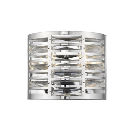 Z-Lite Cronise 2 Light Wall Sconce, Chrome 469-2S-CH